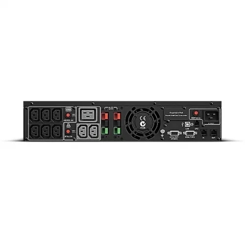 ИБП CyberPower PR3000ELCDRT2U, Rackmount, Line-Interactive, 3000VA/2700W, 9 IEC-320 С13, 1 IEC C19 розеток, USB&Serial, RJ11/RJ45, SNMPslot, LCD дисплей, Black, 0.5х0.6х0.3м., 45.1кг./ UPS Line-Interactive CyberPower PR3000ELCDRT2U 3000VA/2700W USB/RS-232 фото 3