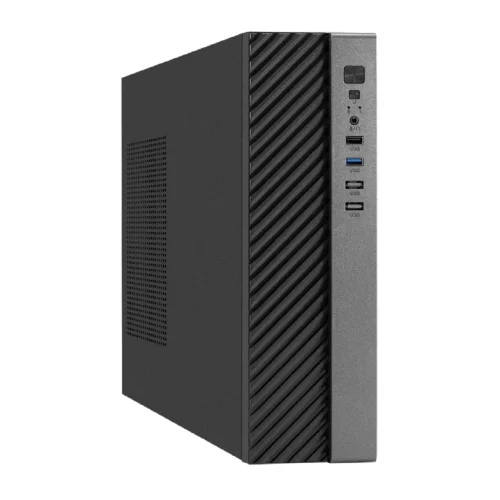 Exegate EX298790RUS Корпус Desktop ExeGate MI-302U (mATX/mini-ITX, без БП, 1*USB+1*USB3.0, HD аудио, черный)