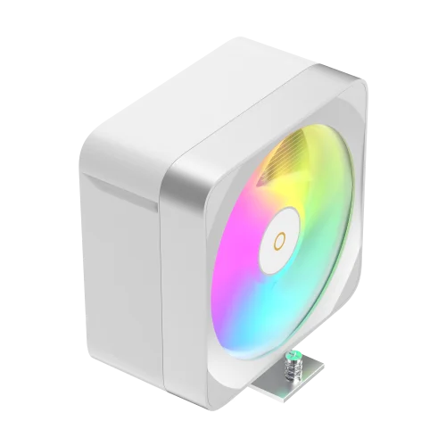 Кулер для процессора/ CPU Cooler Ocypus Delta A40 EX WH ARGB (200W, 4-pin PWM, 157mm, Al/ Cu, 4x6mm, ARGB, 1x120mm, 60CFM, 31dBA, 1600RPM, S: 1851/ 1700/ 1200/ 115X, AM5/ AM4, white) (DELTA-A40-WH1NAWN00E-GL)
