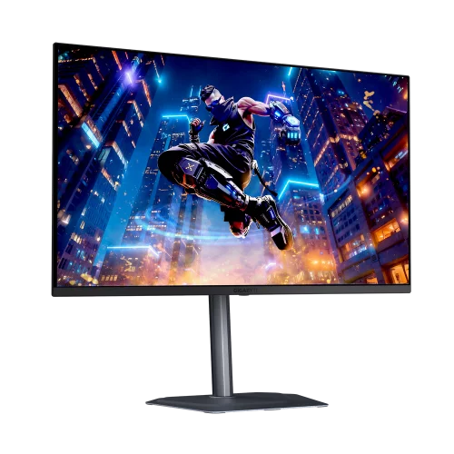 Монитор 31.5 Gigabyte MO32U2 EK Black (31,5 QD-OLED, 3840 x 2160, 240Hz, 2xHDMI 2.1, DP 1.4, 3xUSB 3.2, USB Type-C (18Вт), 0,03 ms,178°/ 178°, 250 нит (типичная), 1000 нит (пиковая), 1,5 М:1, Pivot) (20VM0-MO32U2BT-1EKR) фото 3