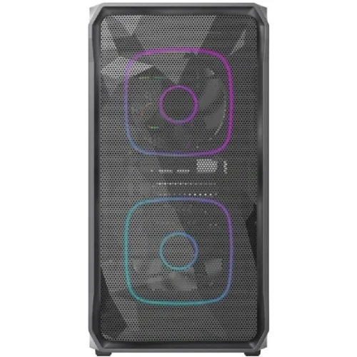 Powercase Корпус Mistral SM06 ARGB, Tempered Glass, 3x120mm ARGB PWM fans, чёрный, mATX (CMMSM06B-A3) фото 2