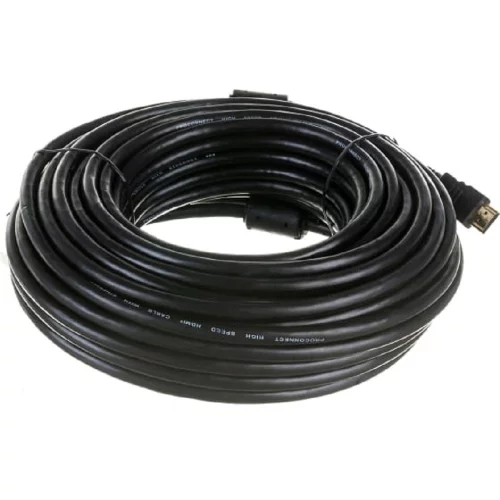 Proconnect (17-6110-6) Кабель HDMI - HDMI 2.0, 20м, Gold (Zip Lock пакет)