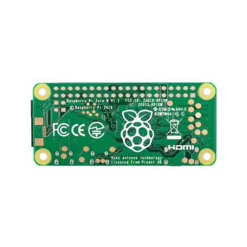 Raspberry Pi Zero W 1GHz single-core CPU, 512MB RAM, Mini HDMI port, Micro USB OTG port, Micro USB power, HAT-compatible 40-pin header, Composite video and reset headers, CSI camera connector, 802.11 b/ g/ n wireless LAN(M (RA219 / RASPBERRY PI ZERO W)