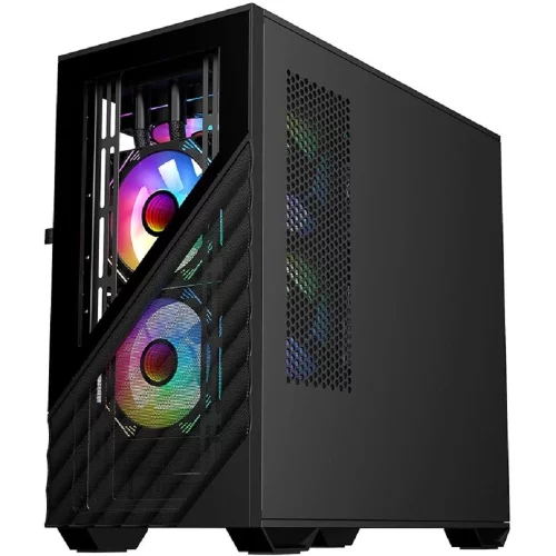 1STPLAYER DK D7 Black / mATX / 3x120mm LED fans / D7-BK-3F1 фото 2