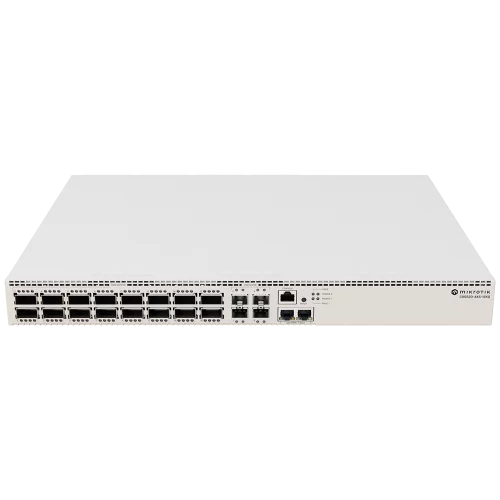 Коммутатор/ CRS520-4XS-16XQ-RM Cloud Router Switch with Quad-Core AL52400 2 GHz CPU, 4 GB RAM, 98CX8410 switch chip, 2 x 10G Eth ports, 4 x 25G SFP28 ports, 16 x 100G QSFP28 ports, RouterOS L5, 1U rac фото 2