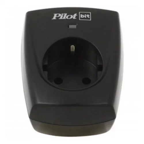 Сетевой фильтр Pilot BIT, 1 розетка, черный (16А)/ Surge Protector ZIS Pilot BIT, 1 outlet, black (16A)