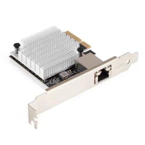 Exegate EX296225RUS Сетевой адаптер ExeGate EXE-107S (PCI-E x4 v3.0, 1xRJ45, UTP 100Mbps/ 1000Mbps/ 2.5Gbps/ 10Gbps Marvell AQC107S)