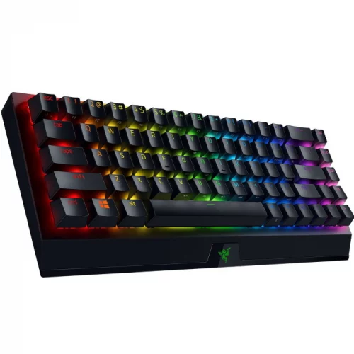 Клавиатура Razer BlackWidow V3 Mini (RZ03-03890700-R3R1) (RZ03-03890700-R3R1) Клавиатура Razer BlackWidow V3 Mini, HyperSpeed, Yellow Switch, RGB, Bluetooth, USB-C (RZ03-03890700-R3R1) фото 2
