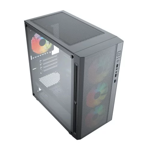 Корпус ACD ACD Citadel 104 (AH-TC4GA-0000) 3403 with USB3.0*1+USB2.0*2+HD audio,3*12cm F1 ARGB fans at front(Slave fans) ,1*12cm F1 ARGB fan at rear (Master fan) фото 2