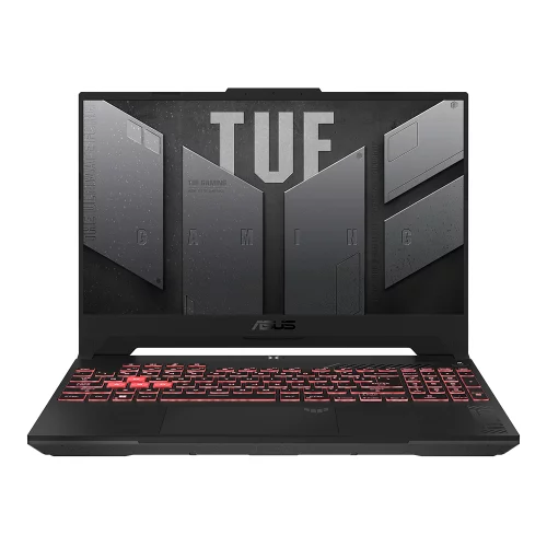 Ноутбук Asus TUF Gaming A15 FA507UV-LP027 Ryzen 9 8945H 16Gb 512Gb SSD RTX 4060 8Gb 15.6 IPS FHD (1920x1080) noOS grey WiFi BT (90NR0I25-M001D0)