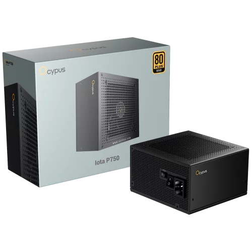 Блок питания 750W Ocypus Iota P750 (ATX, 80+ Gold, APFC, 20+4 pin, 120mm fan, PCI-E 6+2Px3, 8xSATA) (Iota-P750-G1FFBK024X-EU)