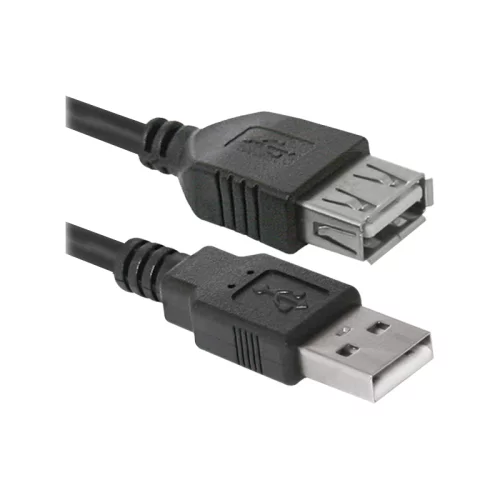 Defender USB кабель USB02-06 USB2.0 AM-AF, 1.8м (87456)