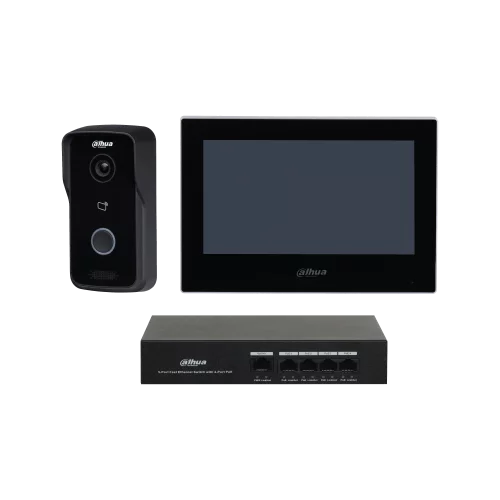 Комплект DHI-VTO2111D-P-S2+DHI-VTH2621G-P+DH-PFS3005-4ET-36E (DHI-KTP03)