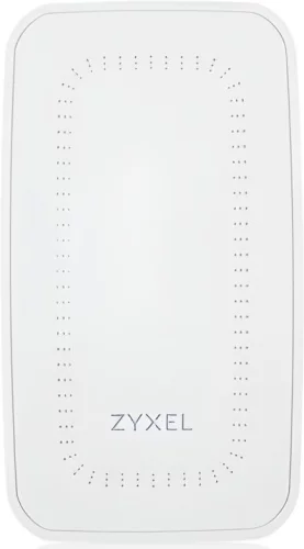 Точка доступа/ Access point Zyxel NebulaFlex Pro WAX300H, WiFi 6, 802.11a/b/g/n/ac/ax (2.4 and 5 GHz), MU-MIMO, wall-mounted, 2x2 antennas, up to 575+2400 Mbps, 4xLAN GE (1x PoE out), 3G/4G protection, PoE only (WAX300H-EU0101F)