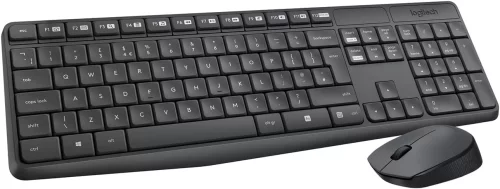 Клавиатура + мышь Logitech Wireless Desktop MK235, USB, Black (920-007931) (920-007931.) фото 2