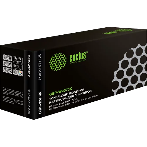 Картридж лазерный Cactus CSP-W2070X 117X черный (1500стр.) для HP Color Laser 150a/150nw/178nw MFP/179fnw MFP