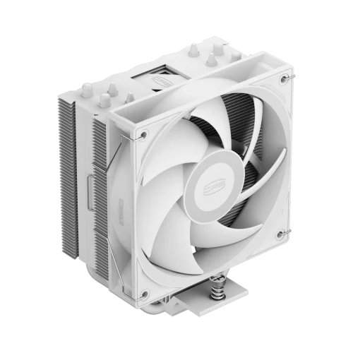 Кулер для процессора/ CPU Cooler PCCooler RT400 WH (235W, 4-pin PWM, 148mm, Al/Cu, 4x6mm, 1x120mm, 73.32CFM, 34.9dBA, 2200RPM, S: 115X/1200/1700/1851 , AMD AM4/AM5, white)