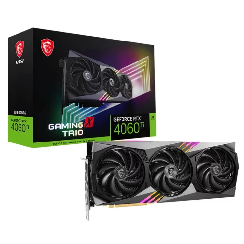 RTX4060Ti GAMING X TRIO 8GB GDDR6 128-bit DPx3 HDMI ATX 3FAN RTL (RTX 4060 TI GAMING X TRIO 8G)