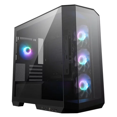 Корпус MSI MAG Pano M100R PZ , Micro-ATX, 1xUSB 3.2 Gen 1, 1xUSB 3.2 Gen2 Type-C, 4x120mm ARGB Fan, ARGB+PWM Control Board, TG (306-7G24R25-HH9)