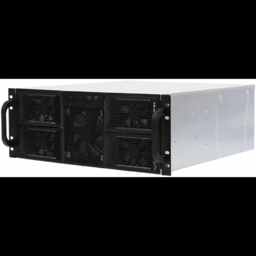 Procase RE411-D0H16-FC-55 Корпус 4U server case,0x5.25+16HDD,черный,без блока питания,глубина 550мм,MB CEB 12