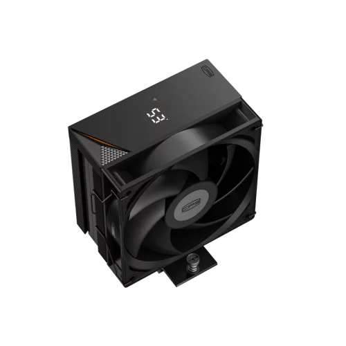 Кулер для процессора/ CPU Cooler PCCooler RT400 Digital BK (230W, 4-pin PWM, LED temp., 152mm, Al/Cu, 4x6mm, 1x120mm, 73.32CFM, 34.9dBA, 2200RPM, S: 1851/1700/1200/115X, AM5/AM4, black) фото 4