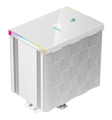 Кулер для процессора DEEPCOOL AK500S DIGITAL SE WH LGA20XX/1700/1200/115X/AM5/AM4 (12шт/кор, TDP 240W, PWM, Fan 120mm, 5 тепл. трубок, Copper Base, белый) RET (R-AK500S-WHADMN-GJD) фото 6