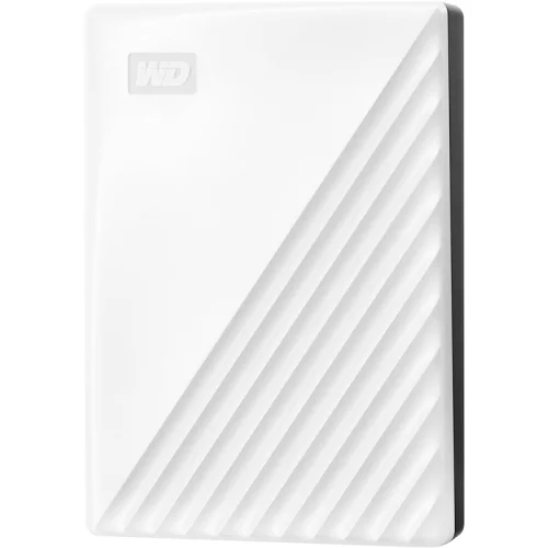 Внешние HDD/ Portable HDD 4TB WD My Passport (White), USB 3.2 Gen1, 107x75x19mm, 210g /12 мес./
