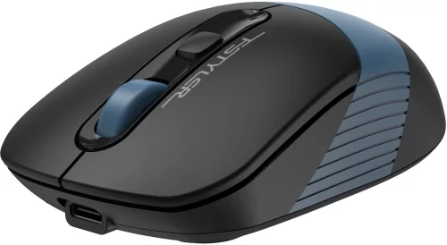 Мышь A4Tech Fstyler FB10CS черный/ синий оптическая (2000dpi) silent беспроводная BT/ Radio USB (4but) (FB10CS USB ASH BLUE) фото 4