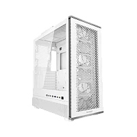 Корпус без блока питания/ Case PCCooler ME200 MESH WH, Midi-Tower, TG, Mesh, 3x120mm ARGB, 1xUSB-A 3.0 + 2xUSB-A 2.0, E-ATX, ATX, mATX, mITX White