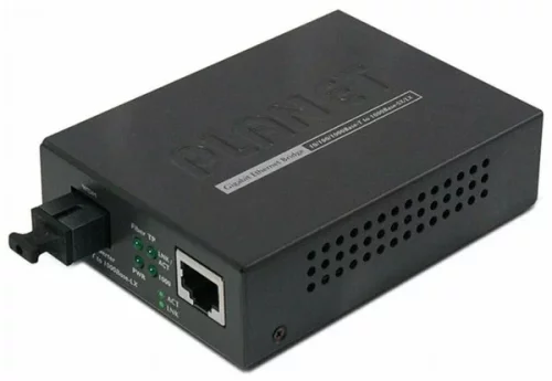 медиа конвертер/ PLANET 10/ 100/ 1000Base-T to WDM Bi-directional Fiber Converter - 1550nm - 15KM (GT-806B15-EU)
