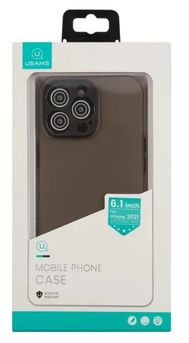 Чехол (клип-кейс) для Apple iPhone 13 Pro Usams US-BH778 черный (матовый) (УТ000028076) фото 3