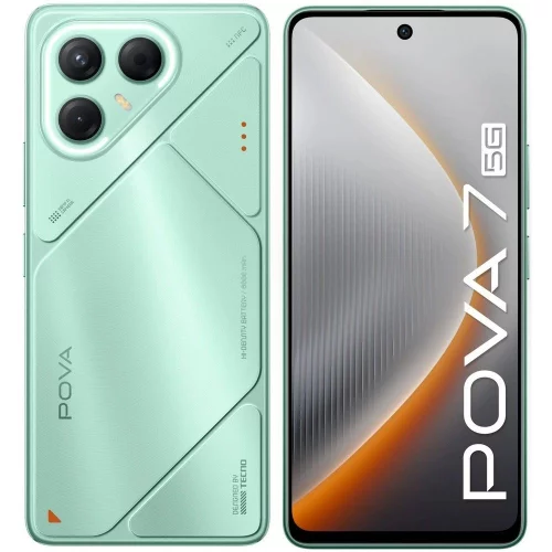 Смартфон Tecno Pova 7 5G 256Gb 8Gb зеленый моноблок 3G 4G 6.8