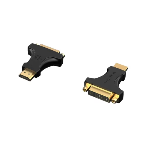 Адаптер-переходник Vention DVI 24+5 F/ HDMI 19M Двунаправленный (AIKB0)