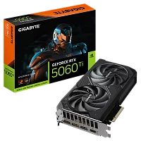 Видеокарта Gigabyte RTX5060Ti WINDFORCE OC 8GB GDDR7 128bit 3xDP HDMI 2FAN RTL (GV-N506TWF2OC-8GD)
