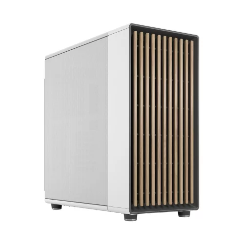 Корпус ПК без блока питания/ Case Fractal Design North XL, Full-Tower, 3x140mm, 2xUSB-A 3.2 + 1xUSB 3.2 Type-C E-ATX, ATX, mATX, mITX Wood panel, Chalk White (FD-C-NOR1X-03)