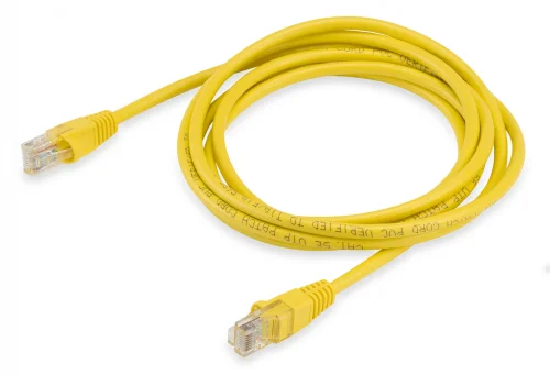 Патч-корд Buro UTP-5E-2M-Y UTP 4 пары cat.5E CCA molded 2м желтый RJ-45 (m)-RJ-45 (m) фото 2