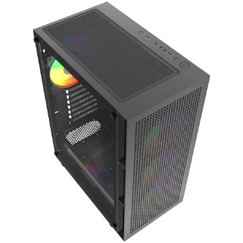 Powercase Mistral EA17, Tempered Glass, 4x 120mm ARGB PWM Fan, чёрный, ATX (CMAEA17-A4) фото 3