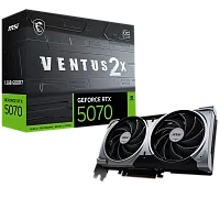 Видеокарта MSI RTX5070 VENTUS 2X OC 12GB GDDR7 192bit 3xDP HDMI 2FAN RTL (RTX 5070 12G VENTUS 2X OC)