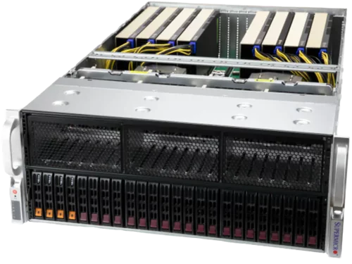 Платформа для сервера/ Supermicro SuperServer AS-4125GS-TNRT 4U (2x Socket SP5 up 400W, 24x DDR5 4800, 2x 2.5