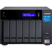 Сетевое хранилище без дисков/ SMB QNAP TVS-672XT-i3-8G 6-Bay NAS, Intel Core i3-8100T 4-core 3.1 GHz Processor, 8GB DDR4 RAM (max 32GB RAM), 6x 2.5"/3.5" SATA HDD/SSD + 2x M.2 PCIe SSD slot, 2xGbE LAN, 1 x 10GBase-T, 2 x Thunderbolt 3 port