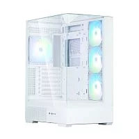 корпус ZALMAN P40 Prism Plus, ATX, WHITE, WINDOW, 3xCombo (3.5" or 2.5"), 1xUSB TYPE-C, 2xUSB3.0, SIDE 3x120mm ARGB, REAR 1x120mm ARGB (P40 PRISM PLUS WHITE)