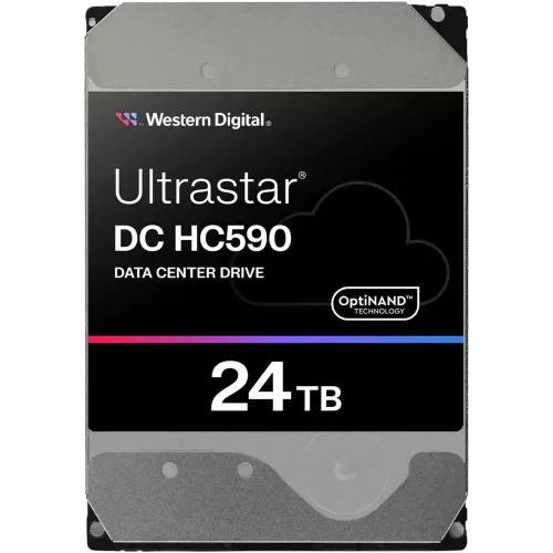 Жесткий диск серверный Western Digital 3.5 24TB Ultrastar DC HC590 WUH722624ALE6L4 SATA