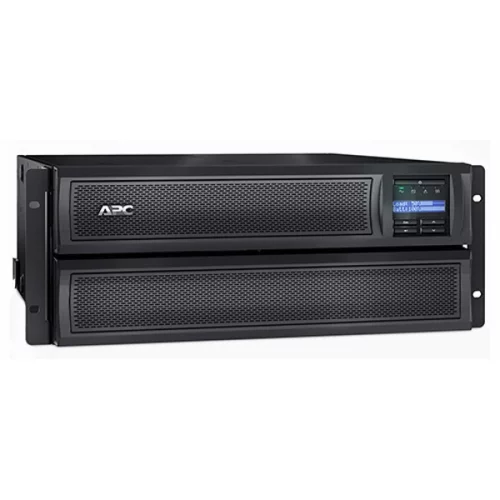 ИБП APC Smart-UPS X 3000VA/ 2700W, 4U/ Tower, Line-Interactive, LCD, 8x C13 (220-240V), 3x C19, SmartSlot, USB, COM, EPO, HS repl. batt. (SMX3000HV) фото 2