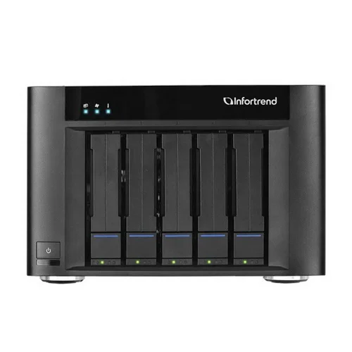 Платформа СХД Infortrend EonStor GSe Pro 200 5bay, High IOPS Solution, desktop cloud-integrated unified storage, including: Intel D1517, 2x4GB, 2x 10GbE SFP+, 2x 1GbE, 2x USB 3.1 Gen2, 2x USB 3.0, 2x host board slot(s), (GSEP205T000D-8U32)