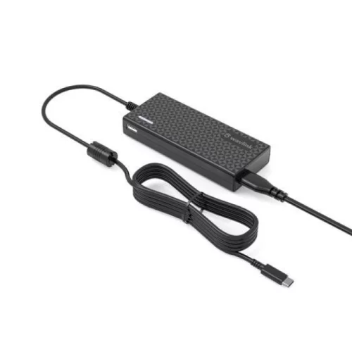 Адаптер питания AC Adapter WAVLINK USB Type-C 77W Power Adapter + 1xUSB A charge port (USB-C PD 65W and USB A port 12W charge), Type C cable 1.2M, AC cable 1.5M, Input AC100-240V, 50-60Hz (WL-P701)