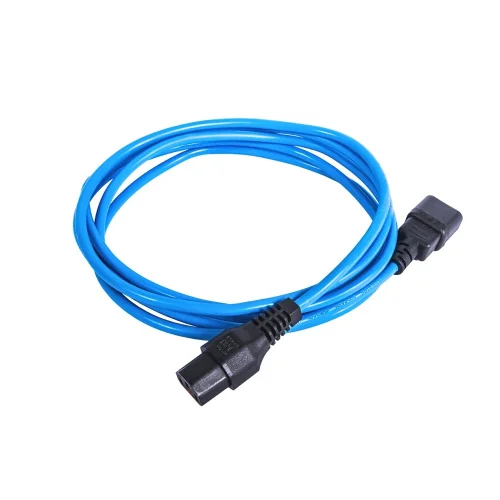 Шнур питания ЦМО Шнур питания с фиксатором IEC 60320 C13/ IEC 60320 C14, 10 А / 250 В (3 х 1,0), длина 1,8 м, синий (R-10-CORD-C13-C14-1.8-BLUE) фото 2