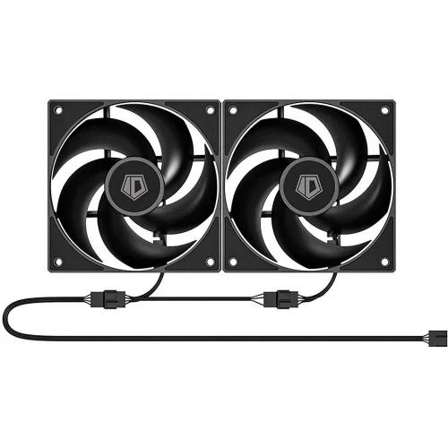 Корпус Case ID-Cooling FLOW 500 AIR Black mATX/win TG/2 fans/Gen2 Type C/CPU180mm/ GPU 403mm/no PSU фото 7
