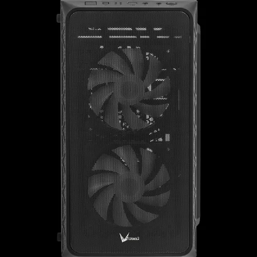 Formula Air Mesh G4 Black (mATX, Acryl, 2xUSB, 1x12cm fan. 1x3.5 HDD, 2x2.5 SSD) (4711401660637) фото 3
