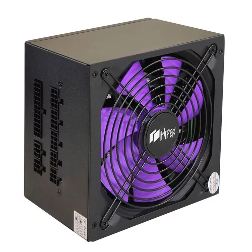 блок питания для ПК 800 Ватт/ PSU HIPER HPB-800FM (ATX 2.31, 800W, ActivePFC, 140mm fan, Full-modular, Black), 80+ Bronze, BOX