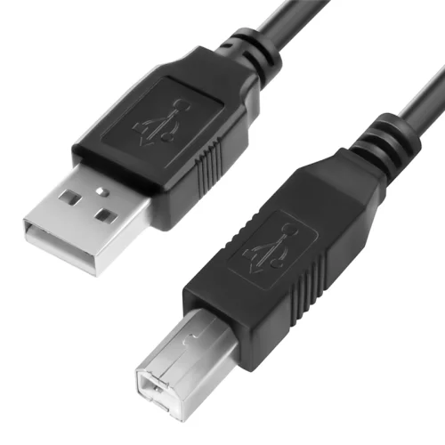 Кабель 1.0m USB 2.0, AM/BM, черный (4PH-R90014)